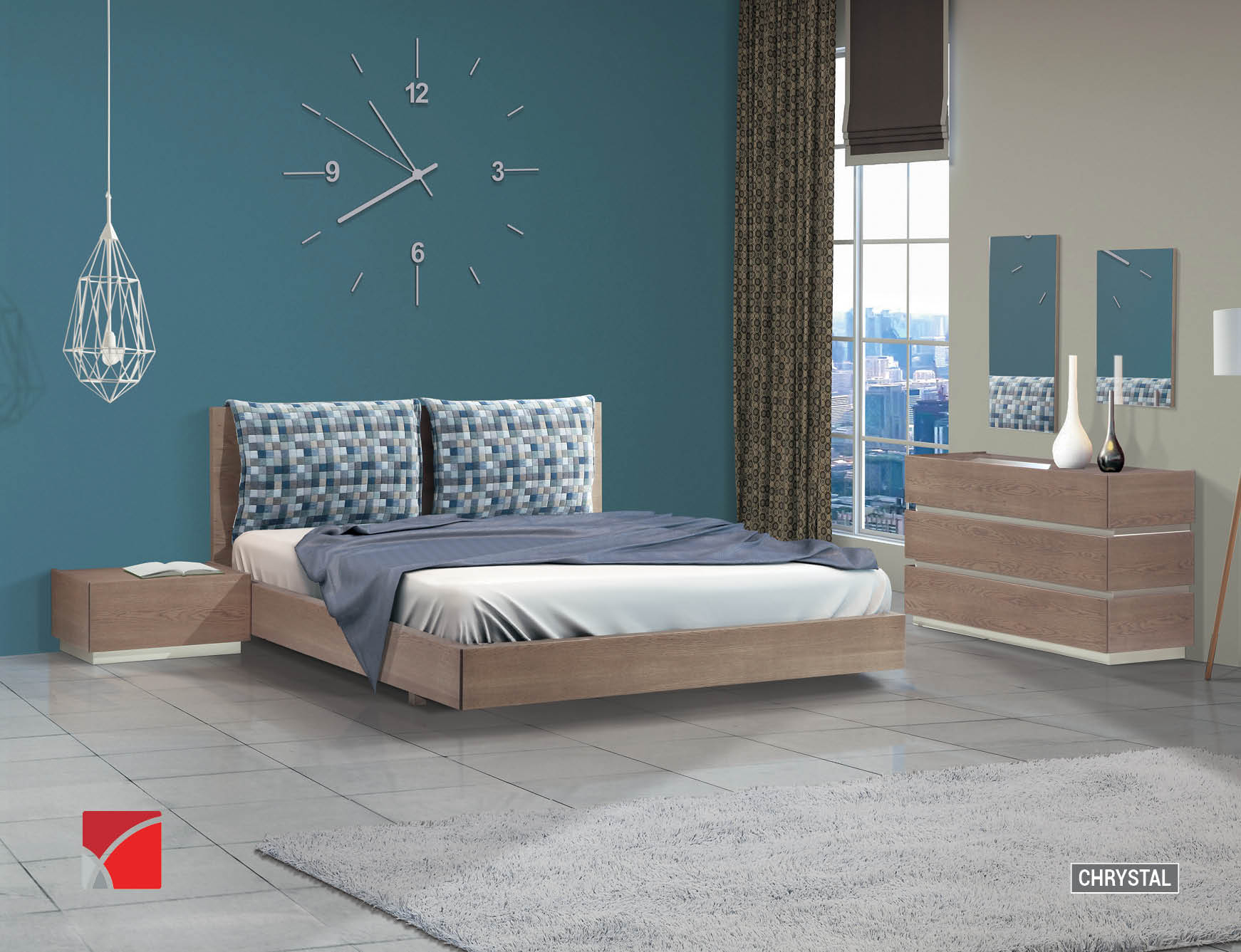 Κρεβατοκάμαρα CHRYSTAL 